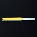 1/4x3/8x50 Long Straight Router Bit 2 Flute 1/4'' Shank Woodworking Cutter Newly
