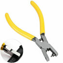Universal Yellow Hand Leather Strap Watch Band Belt Tool S6P5 Plier Punch S8P8