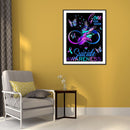 Butterfly Calligraphy and Painting Diamond Painting