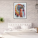 5D DIY Diamond Painting Full Round Drill Man Mosaic Picture Wall Home Decorat