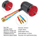 HOBBYFANS 3650 / F540 4300KV 4370KV Brushless Motor 60A ESC Kit for 1/10 RC