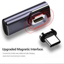 40Gbps Type-C Female to Type-C Male 100W Charging Magnetic Adapter (Elbow)