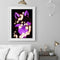 Purple Fox Oil Paint By Numbers Kits Canvas Drawing DIY Coloring Picture for Kid
