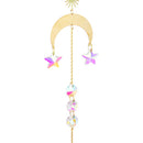 Crystal  Star Moon Sun Hanging Metal Pendant Home Decor (34)