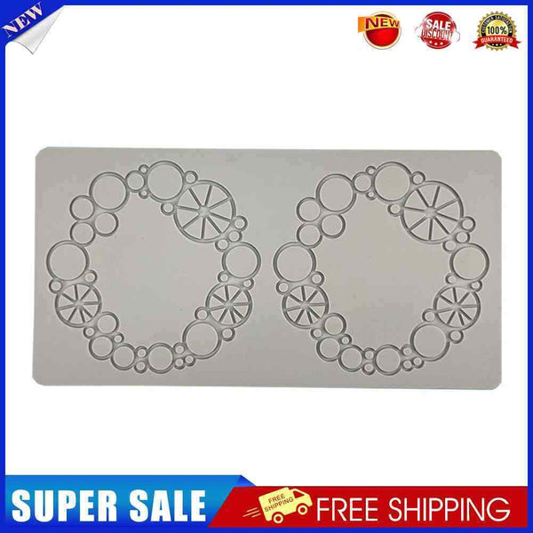 #A Wedding Cake Silicone Flower Lace Fondant Mold Sugar Craft Icing Mat Decorati