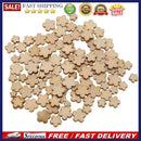 100pcs Mix Size Wood Plum Blossoms Flower Button DIY Sewing Scrapbook Decor