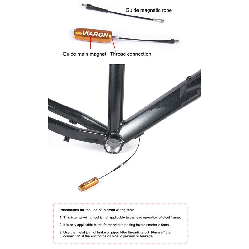 MTB Road Bicycle Internal Cable Routing Tool Aluminum Alloy for Bike Frame Shift