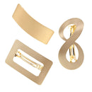 Accessories Girls Hairgrips Metal Hairgrips Horsetail Clip Geometry Hair Clip