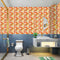Retro Floor Tiles Wall Stickers Self-adhesive Decals for Kitchen (MSC060) Newly