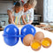 2 Grids Egg Storage Box Camping Picnic Hiking Carrier Egg Holder (blue) Newly