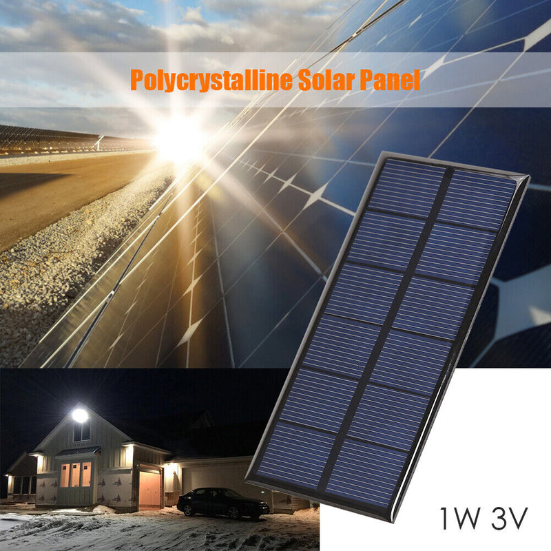 1W 3V Mini Solar Panel Battery Cell Charge Module for Phone Charger Power B