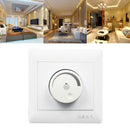Adjustable White 86*86mm Dimmer Switch Brightness Controller Lamp Light Switch