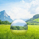 Stainless Steel Hollow High Gloss Ball Reflective Metal Mirror Ball (100mm)