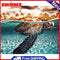 Painting By Numbers DIY Sea Turtle Hand Painted Canvas Oil Art Picture Craft Kit