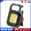 Mini LED Flashlight Work Light Pocket Outdoor Keychain Corkscrew (Standard)