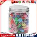 Stainless Steel Safety Pins Brooch Holder Diaper Secure Clips (100pcs 40mm)