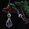 DIY Hang Light String Octagonal Beads Crystal  Maple Leaf Pendant Newly