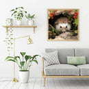 Animal Hedgehog 5D Diamond Painting Embroidery Full Round Drill Cross Stitc