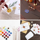 Wax Seal 24 Colors Wax Seal Set Wooden Handle for Birthday Invitations Orna