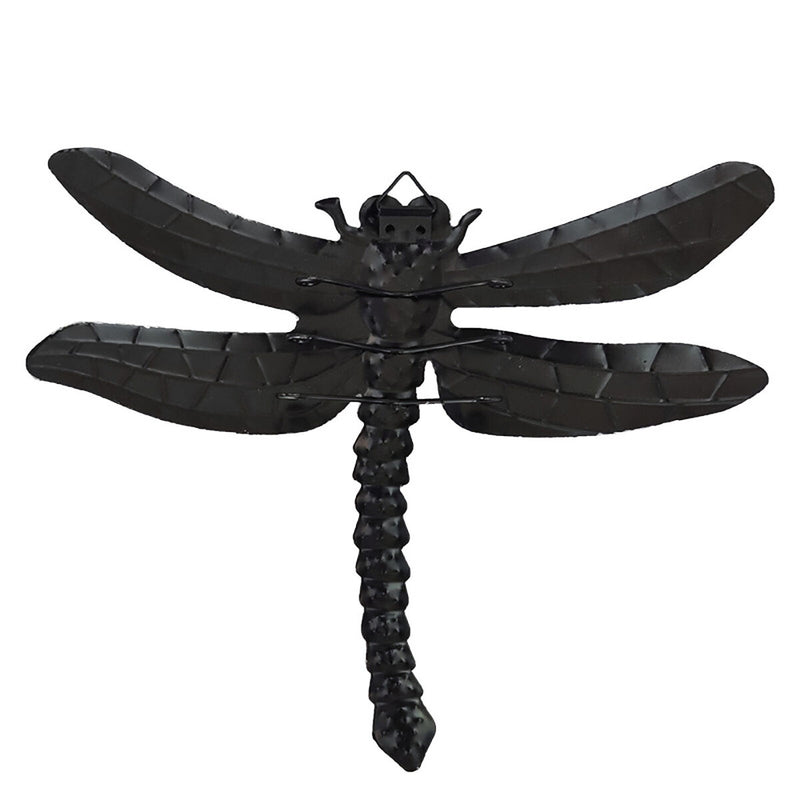 Metal Dragonfly Outdoor Garden Wall Decor Fence Hanging Iron Art (1pc) Newly