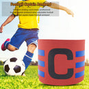 Player Leader Football Captain Armband Nylon Soccer Group Arm Band (Red)