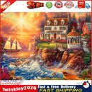 5D DIY Diamond Painting House Full Drill Picture Embroidery Mosaic (1350) Newly