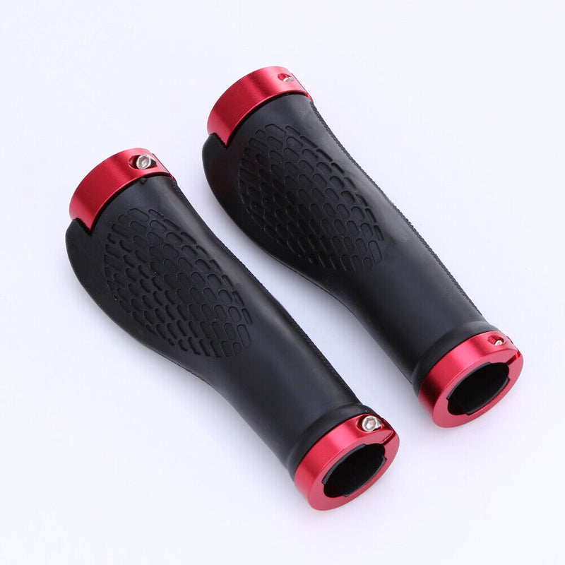 Ergonomic Rubber MTB Mountain Bike Bicycle Handlebar Grips Cycling Lock-On Newly