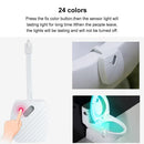 Car Motion Sensor Activated Bathroom Toilet Night Light 24 Color Change LED Laundry Room