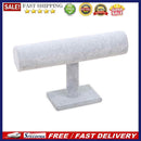 Portable Velvet Bracelet Bangle T-Bar Rack Watch Jewelry Organizer Display Stand