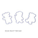 Bear Silicone Stamp+Metal Cutting Dies Stencil Frame Scrapbook Album Decor