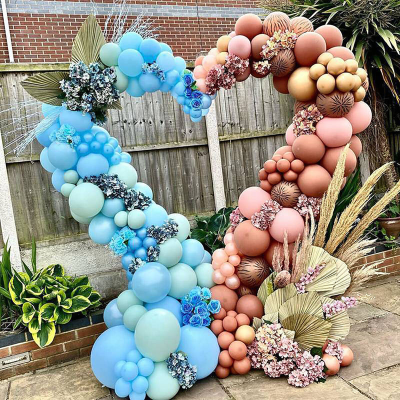 1 Set Balloon Column Arch Kit Heart Shape Balloon Stand Holder for Wedding Decor