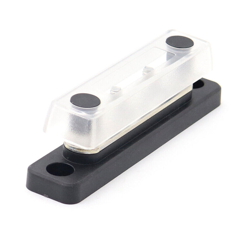 Bus Bar 48V 100 Amp Busbar with Clear Cover for Truck Boat RV (AOA1135-A) Newly