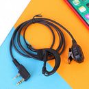 G Shape Earphone Earpiece K-type for Kenwood KPG Baofeng UV 5R Radio 2Pin