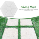 Garden Paving Mold Hexagon Concrete Paving Brick DIY Walkways Path Maker Mould