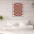 Kaleidoscope Oil Paint By Numbers Kits Canvas Drawing DIY Coloring Picture Craft
