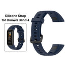 Silicone Strap Wristband for Huawei Band 4/Honor Band 5i (Midnight Blue) Newly