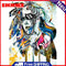5D DIY Full Drill Diamond Painting Color Portrait Cross Stitch Embroidery Kit