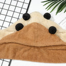 Earmuff Cute Plush Warm Hat Scarf Set Beanies Caps Winter Hats Panda Ear Hat