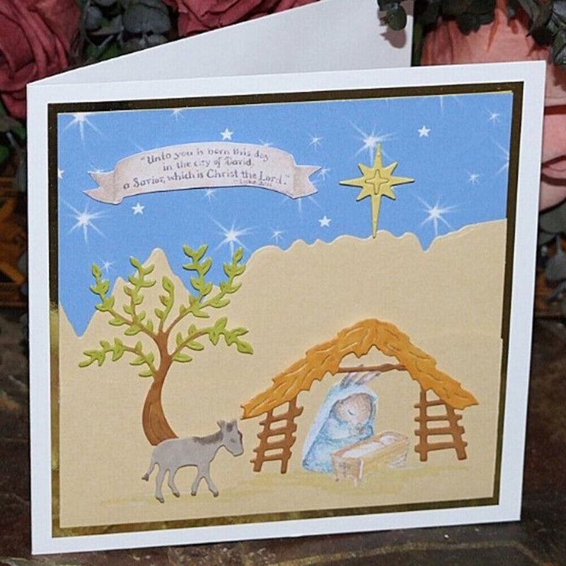 Christmas Embossing Cutting Dies Carbon Steel DIY Scrapbooking Photo Album Card