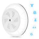 USB Ultrasonic Turbine Washing Machine Portable Spin Laundry Washer (White)