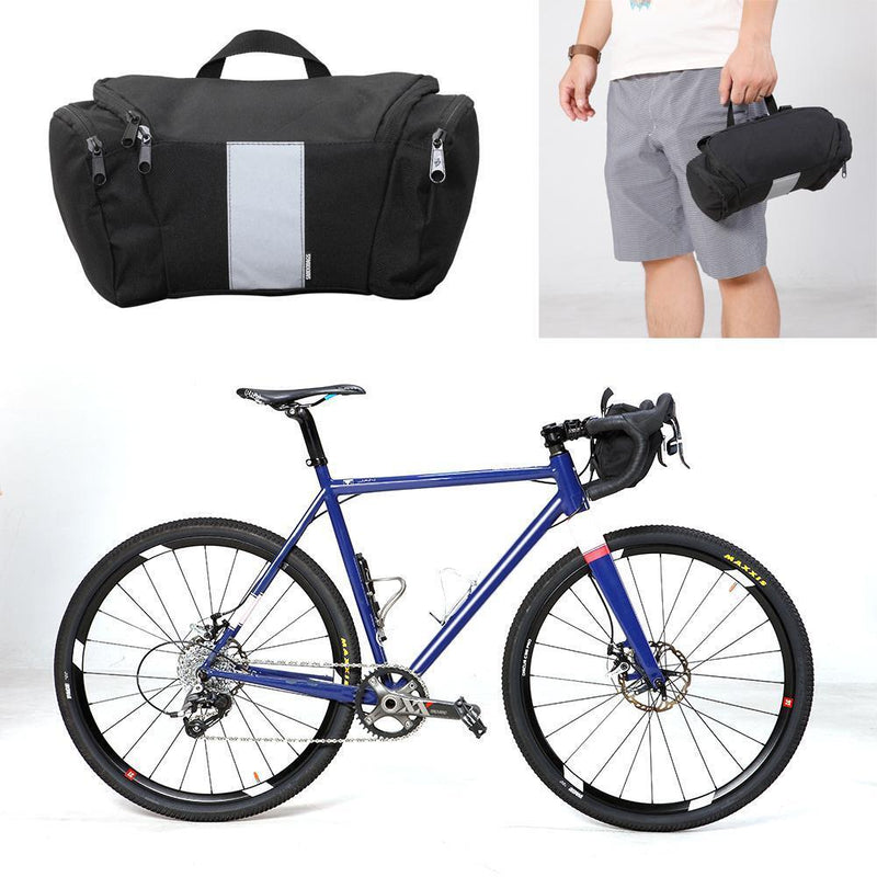 JUNERAIN SAHOO 3L Waterproof Bicycle Handlebar Bag MTB Road Bike Front Basket Bag