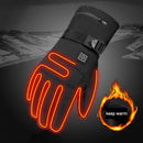 Waterproof Electric Heated Gloves Touch Screen Winter Windproof Thermal Gloves