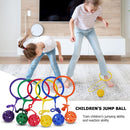 Kids Bouncing Balls One Foot Flashing Jumping Rope Ball Ankle Skip Swing Ball