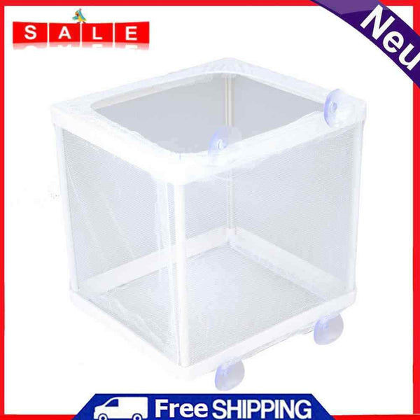 Aquarium Guppy Breeding Gauze Trap Box Tank Fish Baby Insulator Incubator Breeder