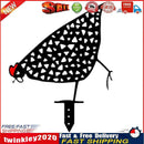 Acrylic Hollow Chicken Ornaments Backyard Lawn Stakes Yard Art Decor (B) Newly