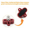 2pcs Bus Bar Terminal Blocks Single M8 Positive Power Distribution Studs