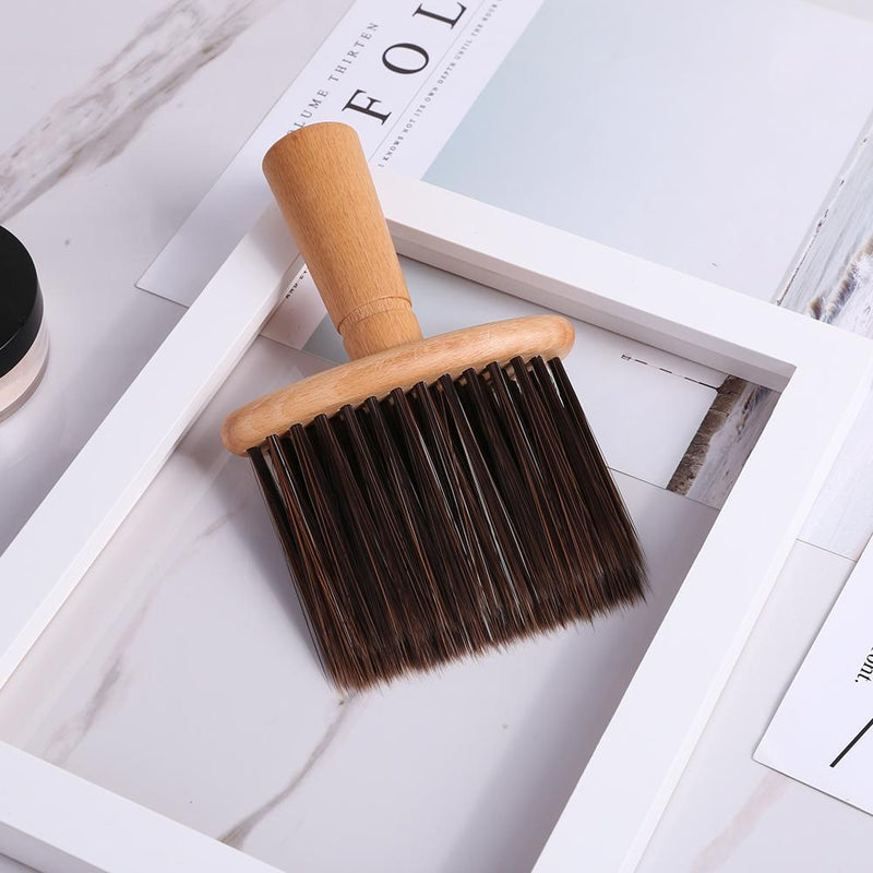 Soft Hair Brush Neck Face Duster Barber Hairdressing Hair Cutting Cleaning