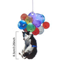 Colorful Balloon Cute Cat Car Hanging Ornament Flying Cat Car Interior Pendant