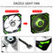 ID-COOLING PL-12025 LED 120mm Cooling Fan w/ De-Vibration Rubber CPU Cooler Fan