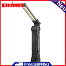 LED COB Folding Working Light w/ Magnetic USB Charging Camping Outdoor Flashlight